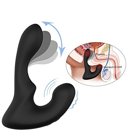 Tracy's Dog Vibrating Prostate Massager with 9 Stimulation Patterns Anal Plug Vibrator for Male Orgasms