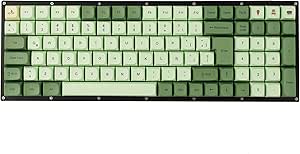 Matcha Dye Sub ZDA PBT Keycap XDA V2 German French Spain ISO Keycaps for MX Keyboard 104 87 61 96 KBD75 80 GK64 68 Keychron