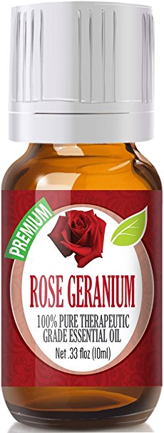 Rose Geranium - 100% Pure, Best Therapeutic Grade Essential Oil - 10ml
