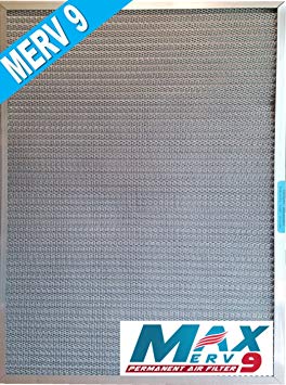5-Stage CERTIFIED MERV RATED Electrostatic Washable Permanent Furnace A/C Air Filter – The highest MERV rating of any lifetime filter - Traps particles including MOLD POLLEN SMOKE PET DANDER (20x20x1)