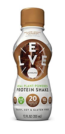 Evolve Protein Shake, Mellow Mocha, 20g Protein, 12 FL OZ, 12 count