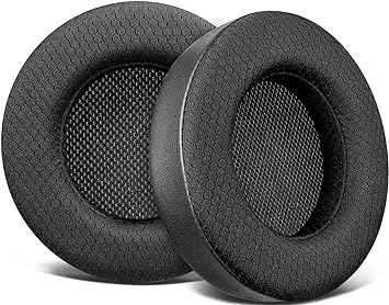 SOULWIT Ear Pads Replacement for Corsair Virtuoso RGB Wireless XT SE Gaming Headset, Earpads Cushions with High-Density Noise Isolation Foam, Added Thickness (Virtuoso MF Black)