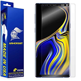 Galaxy Note 9 Screen Protector, ArmorSuit MilitaryShield Max Coverage Anti-Bubble Screen Protector for Samsung Galaxy Note 9 - HD Clear