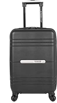 Travelers Club 20" Richmond Spinner Carry-On Luggage, Black, Inch