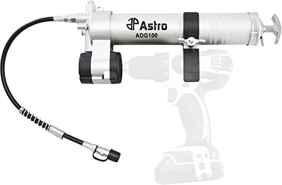 Astro Pneumatic Tool ADG100 Grease Gun Drill Adapter