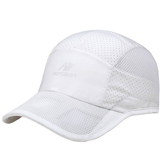 Surblue Unisex Quick-Drying Mesh Sport Outdoor Cap Breathable Sun Hat Runner Cap-UV Protection 50