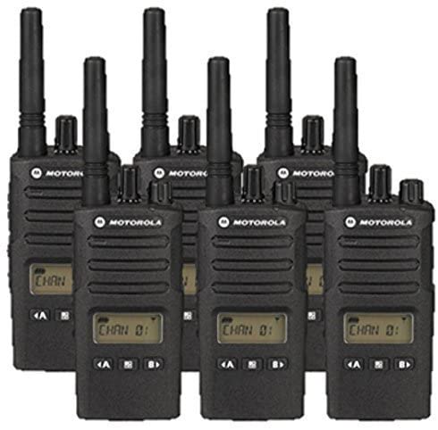 6 Pack of Motorola RMU2080D Two way Radio Walkie Talkies