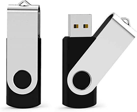 32 GB USB Flash Drive , Aiibe 2 Pack USB 3.0 Flash Drive 32GB USB Memory Stick Thumb Drive USB Drive 32G 3.0 - Black