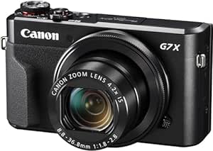 Canon PowerShot G7 X Mark II Digital Camera (Black) Bundle with SanDisk 64GB Memory Card, Full Size Tripod, High Speed Card Reader   Photo Kit for G7X Mark II (20 Items)