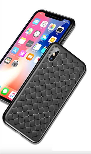 iphone X Case,iphone 10 Case,OTOFLY [ Perfect Slim Fit ] Ultra Thin Protection Series Case for iphone X TPU case Black