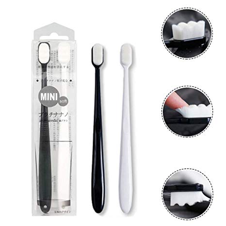 Extra Soft Toothbrush, Ultra Soft-bristled Toothbrush Micro-nano 20000 Floss Bristle Good Cleaning Effect for Sensitive Teeth Gum Recession
