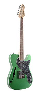 Firefly FFTH Semi-Hollow body Guitar (Metallic Green)
