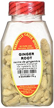 Marshalls Creek Spices Ginger Root Dried Seasoning, 6 Ounce