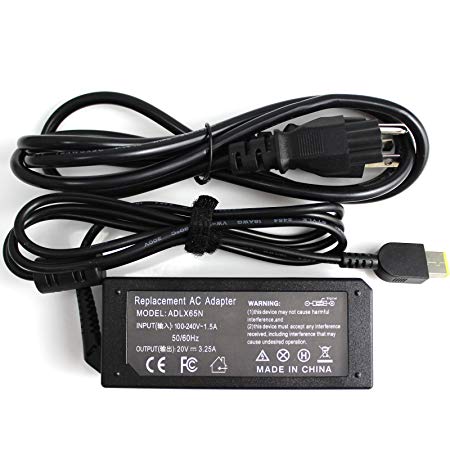 Puredick 20V 3.25A Adapter Laptop Charger for Lenovo Thinkpad T60 T61 X 220 X330 R61 R400