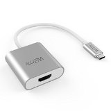 WEme Unibody Aluminum USB 31 Type C to HDMI Adapter Converter Support UHD 4K for USB-C Device New MacBook 12 inch 2015 ChromeBook Pixel Asus Zen AiO and PCs