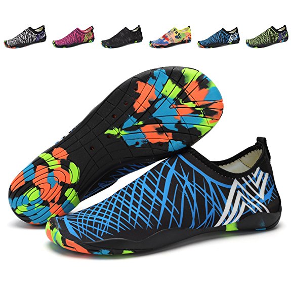 Quick-Dry Barefoot Water Shoes Multifunctional Skin Aqua Socks With 16 Drainage Holes Men Women
