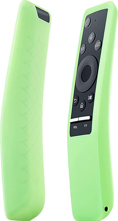 Case Compatible with Samsung Smart TV Remote Controller BN59 Series, Light Weight Silicone Cover Protector Shockproof Anti-Slip Remote Skin Sleeve - Green