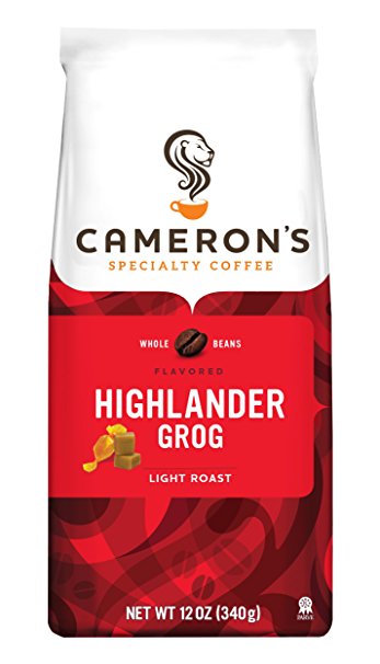 Cameron's Whole Bean Coffee, Highlander Grog, 12 Ounce (packaging may vary)