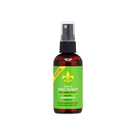 DermOrganic Leave-in Shine Spray Therapy with Argan Oil - Seal, Repair, Protect, 3.4 fl.oz.