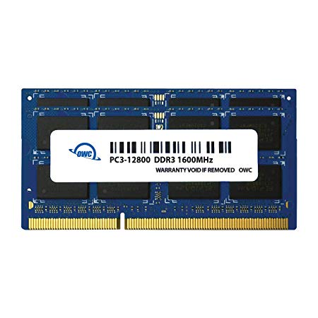 OWC 8GB PC3-12800 DDR3L 1600MHz SO-DIMM 204 Pin CL11 Memory Module Upgrade for iMac, Mac Mini, and MacBook Pro, (OWC1600DDR3S8GB)