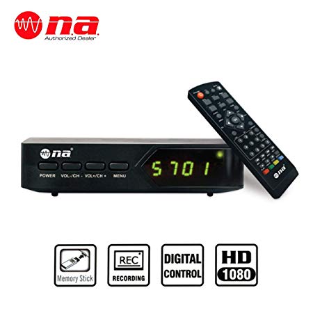 Nippon America Digital HD TV Converter Box Recorder USB HDMI 1080P Multimedia Player Adapter