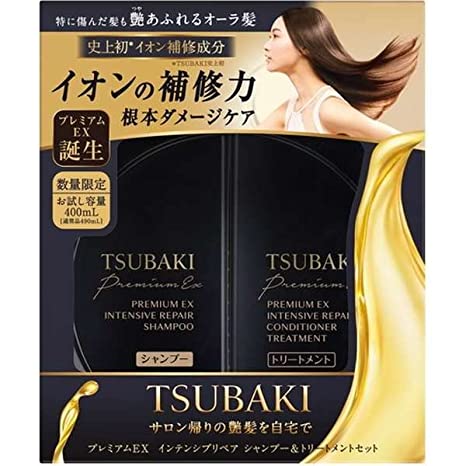 Shiseido TSUBAKI Premium EX Intensive Repair Shampoo & Treatment Set 400ml   400ml
