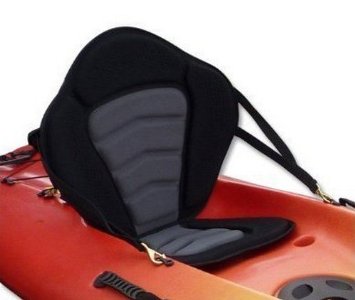 Pactrade Marine Adjustable Padded Deluxe Kayak Seat Detachable Back Backpack/Bag Canoe Backrest