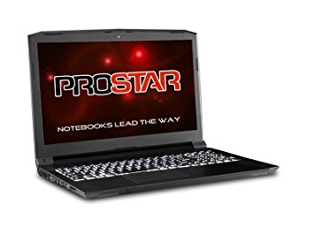 PROSTAR Clevo Gaming Laptop N855HJ 15.6" Full HD (1920x1080) Matte Type Display, Intel Core i7-7700HQ, 32GB DDR4, GTX 1050, 512GB SSD, 1TB HDD, Windows 10 Home, Wi-Fi Bluetooth, 1-Year Warranty