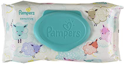 Pampers Sensitive Water Baby Wipes 1X Pop-Top Pack, 56 Count (Packaging May Vary)