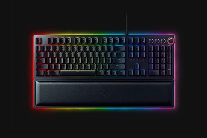 Razer Huntsman Elite – Opto-Mechanical Gaming Keyboard – US Layout – (RZ03-01870100-R3M1)