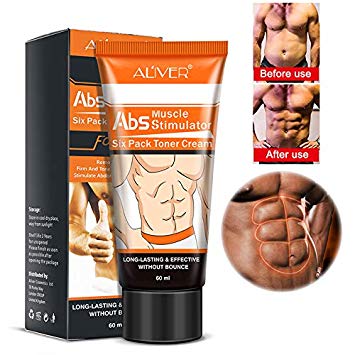 Slim Cream, Abdominal Muscle Cream, Fat Burning Muscle Belly Anti Cellulite Creams Tighten Muscles, ABS Stimulator 6 Pack Toner Cream, Slimming Enhancer Workout Coconut Body Cream for Weight Losing