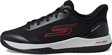 Skechers Men's Viper Court-Athletic Indoor Outdoor Pickleball Shoes with Arch Fit Support Sneaker