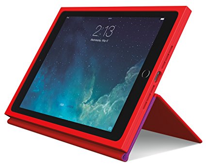 Logitech BLOK Protective Case for iPad Air 2, Red/Violet (939-001249)