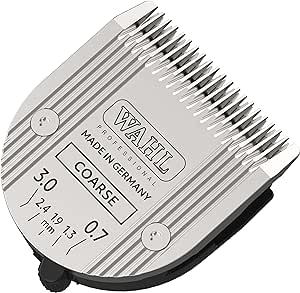 Wahl Professional Animal 5-in-1 Adjustable Blade Arco, Bravura, Chromado, Creativa, Figura, and Motion Pet, Dog, and Horse Clippers - Coarse (2179-401)