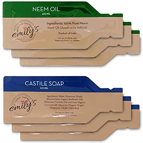 Refill Kit for Emily's Naturals Neem Oil Plant Spray - Makes 48oz - Spray Bottle Not Included