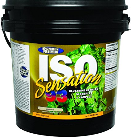 Ultimate Nutrition ISO Sensation 93 - Protein Blend (Natural, 5lb (2.27kg))