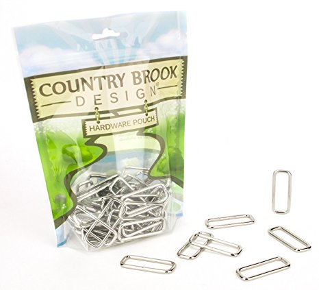 24 - Country Brook Design 1 1/2 Inch Lite Welded Rectangle Rings