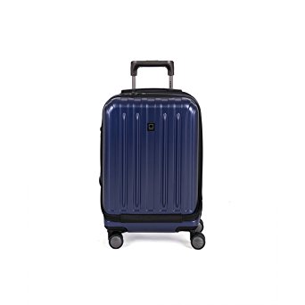 Delsey Luggage Helium Titanium International 19” Carry-on Expandable Spinner Trolley