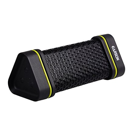 EARSON ER151 Bluetooth Speakers 2.0 Indoor Outdoor Sports Speakers with 12-hour Playtime Color Black