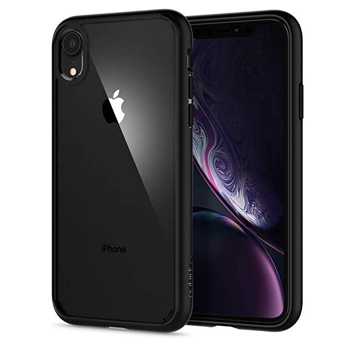 Spigen Ultra Hybrid Designed for Apple iPhone XR Case (2018) - Matte Black (Renewed)