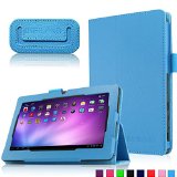 Infiland Alldaymall A88X 7 Tablet case Folio PU Leather Slim Stand Case Cover for Alldaymall A88X 7 Quad Core Google Android 44 KitKat Tablet Alldaymall A88S 7 Quad Core Tablet PC MID Blue