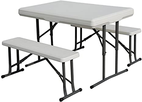 Stansport Heavy Duty Picnic Table and Bench Set