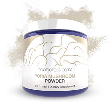 Poria Mushroom Powder | 30 Grams | Wolfiporia extensa | Organic Whole Fruiting Body Extract | Immune Supplement | Promotes Healthy Cellular Function