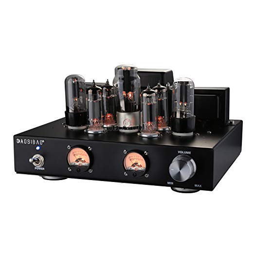 Nobsound 6P1 6.8W 2 Vacuum Tube Power Amplifier; Stereo Class A Single-Ended Audio Amp Handcrafted (without Headphone Amp Function)