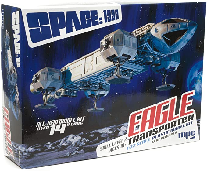 MPC Space:1999 Eagle Transporter 1:72 Scale (14" Long) Space Ship Replica Model Kit