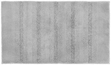 Garland Rug Essence Nylon Washable Rug, 24-Inch by 40-Inch, Platinum Gray