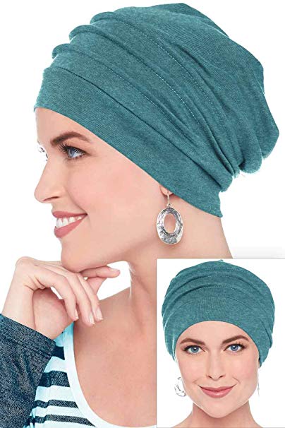 Headcovers Unlimited Slouchy Snood-Caps for Women with Chemo Cancer Hair Loss