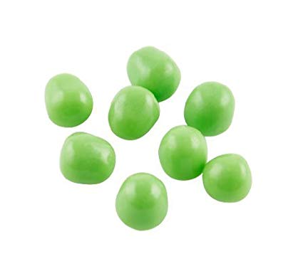 Chewy Sour Balls - Light Green Watermelon - 5 Pound Bag