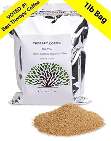 BEST Coffee For Enema - 1lb Bag - 100 Organic Green Beans Ground - FREE Detox Recipe - Gerson Approved - Compare OUR Enema Light