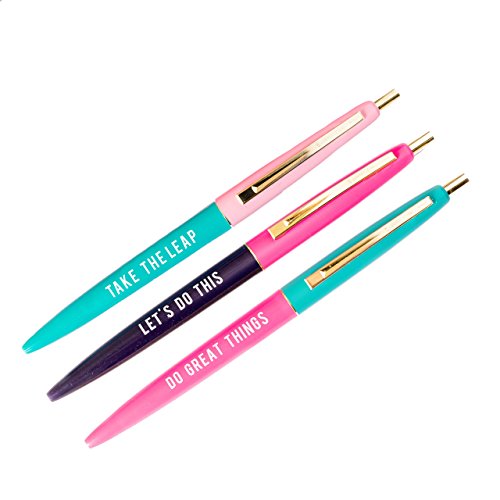 Inspirational Pen Set, Gift for Her, Gift for Boss, Boss Lady, Girl Boss, Pen Set, Inspirational Pens, Desk Accessories, Back To School, Motivational Pen Set